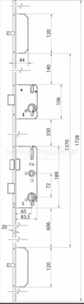 ZZ Metal-plast 72/65/20x1728 4-bodovy