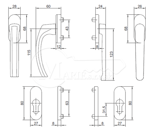 FKS 1005KBR balkon.biela