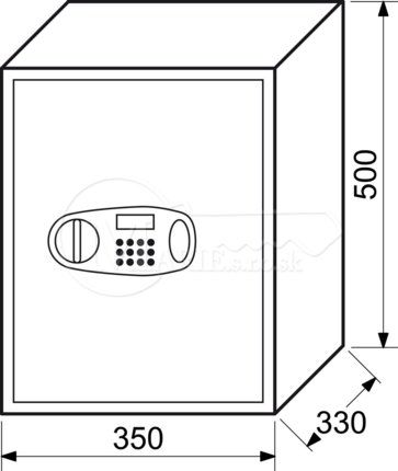 Trezor RI RS.50.LCD 350x500x330