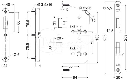 ZZ RI EN.304.WC.72.55.20.PL