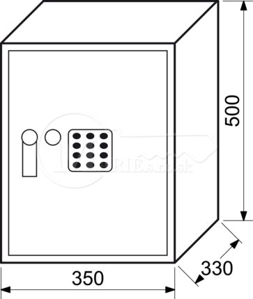 Trezor RI RS.50.EDK 350x500x330