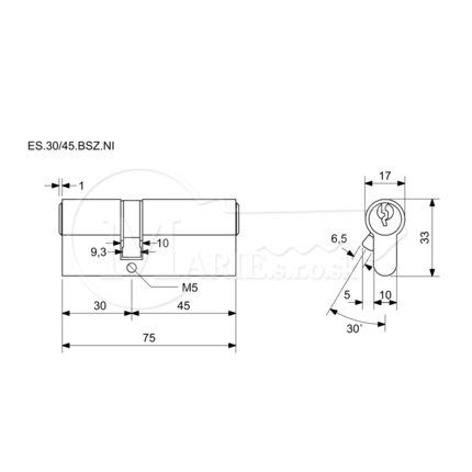 Vl RI EURO Secure 30x45.BSZ Ni 5kl