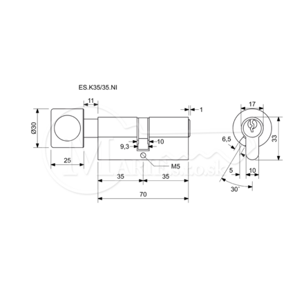 Vl RI EURO Secure K35x35 Ni 5kl