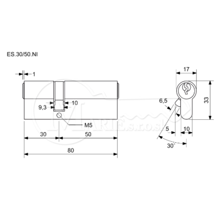 Vl RI EURO Secure 30x50 Ni 5kl