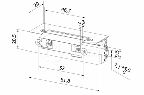 Elektrický z. HARTTE S12UPW 12V