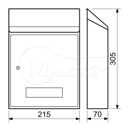 Schránka RI BK.33.HM 215x305x70