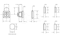 Zámok Euro-locks LF30R maly