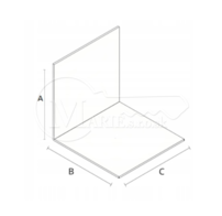 Uholník 60x60x15 MG