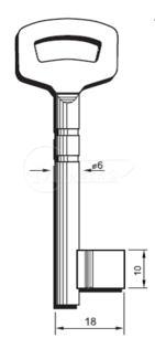 Kľúče fazónové 6KLB 2