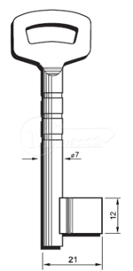Kľúče fazónové 7KLB 2