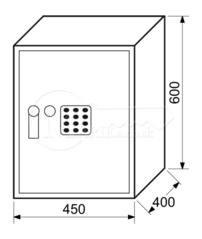 Trezor RI RS.60.EDK 450x600x400