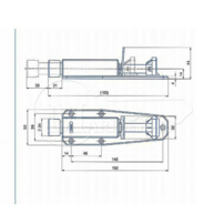 Stavač dverí HUDSON SD1 biely