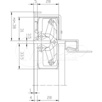 Záves Simonswerk Tectus TE340 160x28 F1